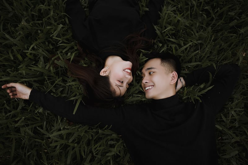 Couple in love - romance and secrets